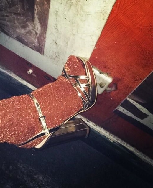 glitter sock