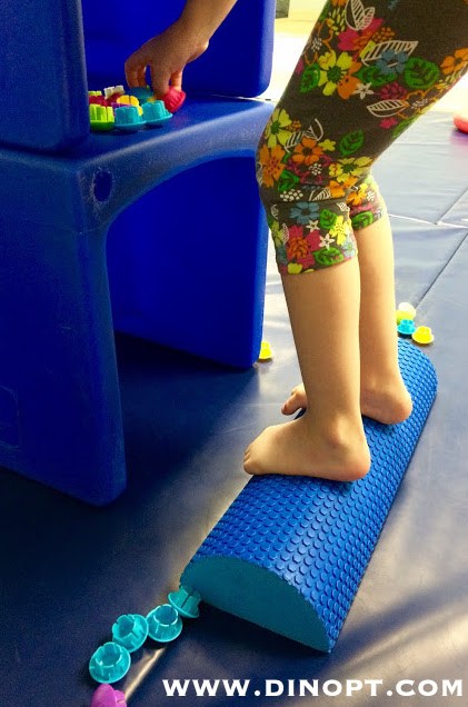 kids feet on roller