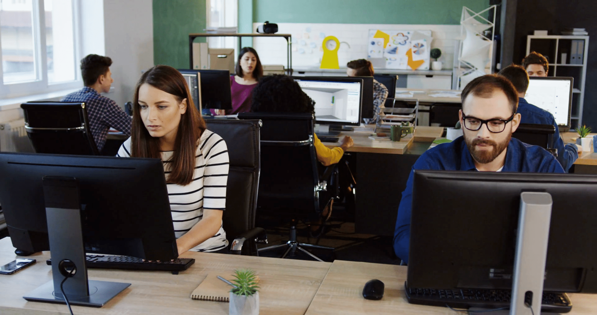 office workers